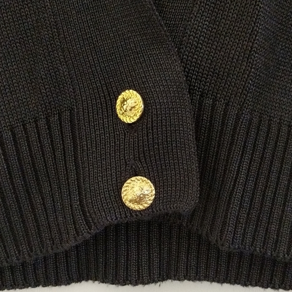 Fia Italia hand loomed black cardigan Size Small - Picture 5 of 5